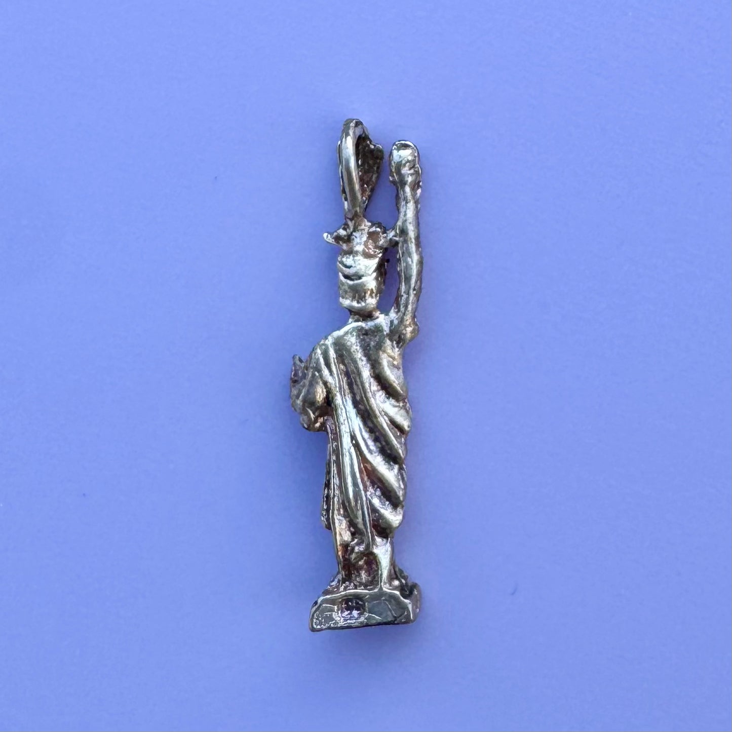 Vintage Lady Liberty Charm